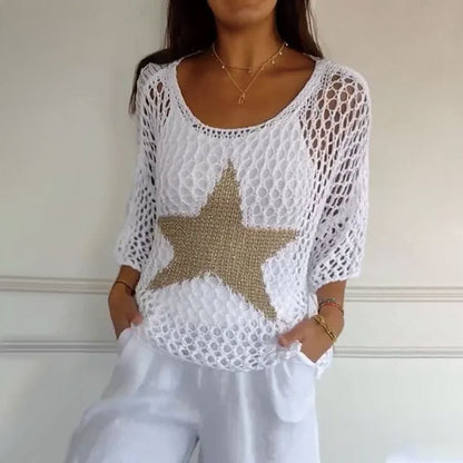 Cozy Chic Starry Knit