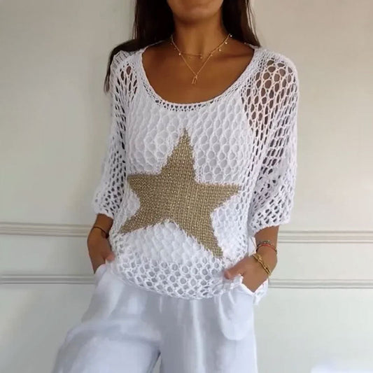 Cozy Chic Starry Knit