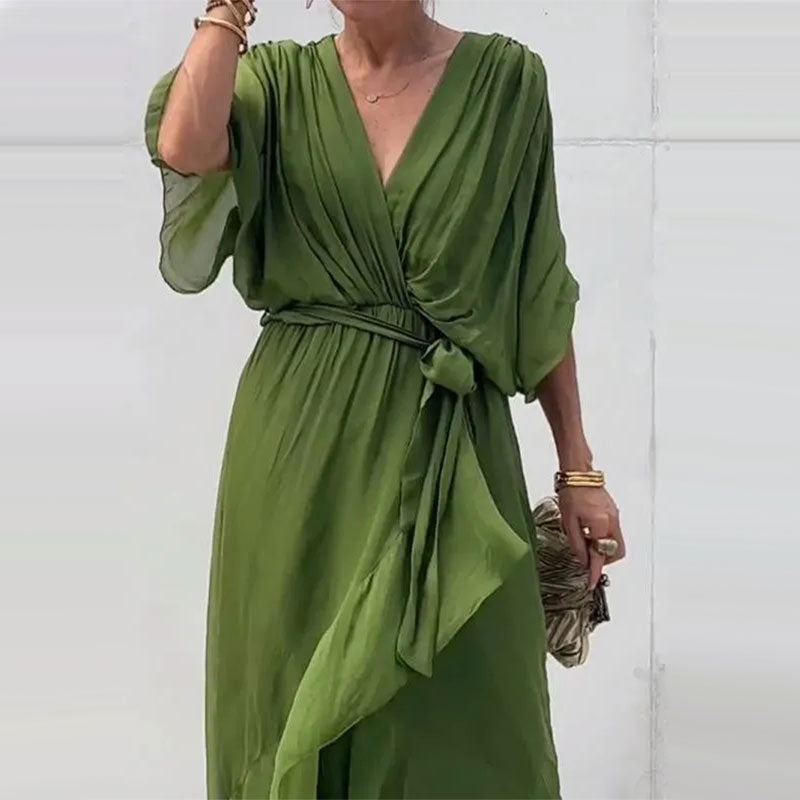 Curvy Confidence V-Neck Dress