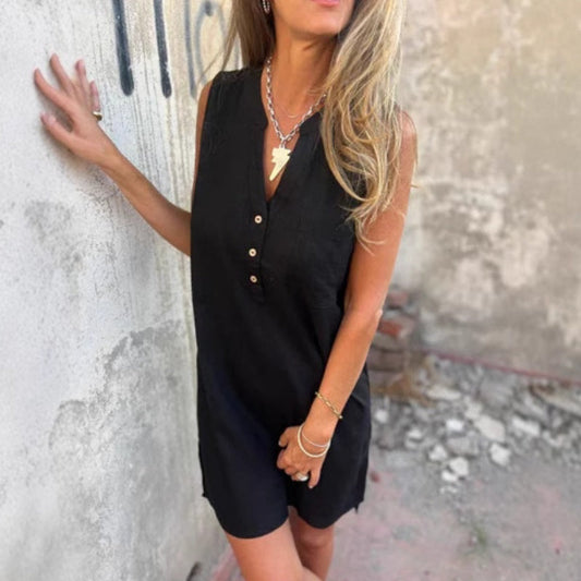 Effortless Summer Linen Dress