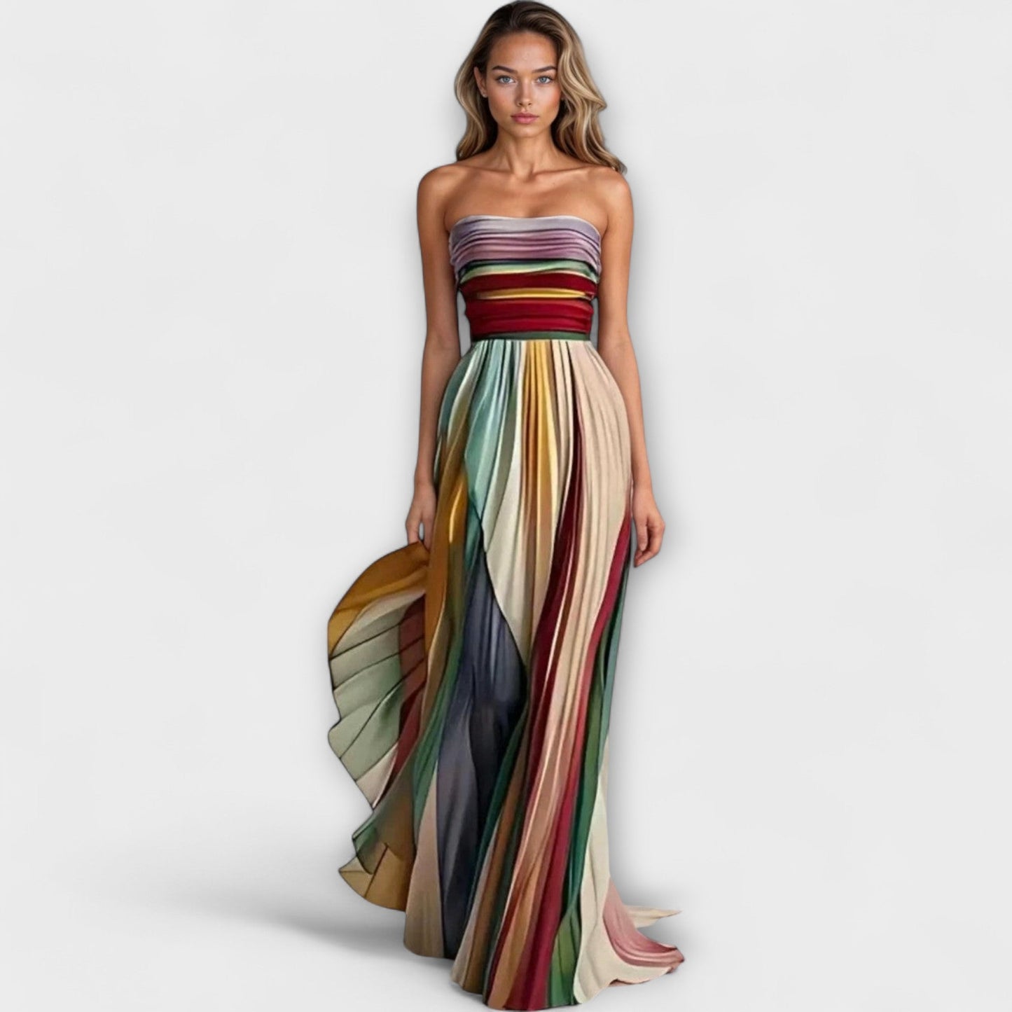 Elegant Floral Comfort Dress