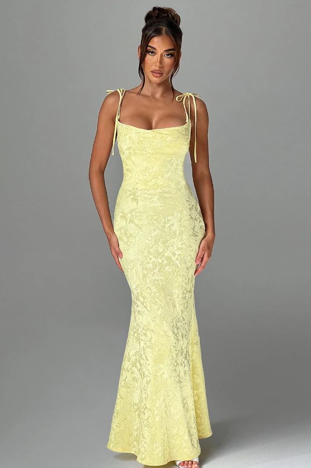 Sensual Floral Maxi Dress