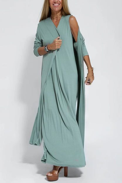 Silhouette-Enhancing Maxi Dress