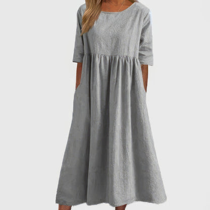 Effortless All-Day Elegance A-Line Dress